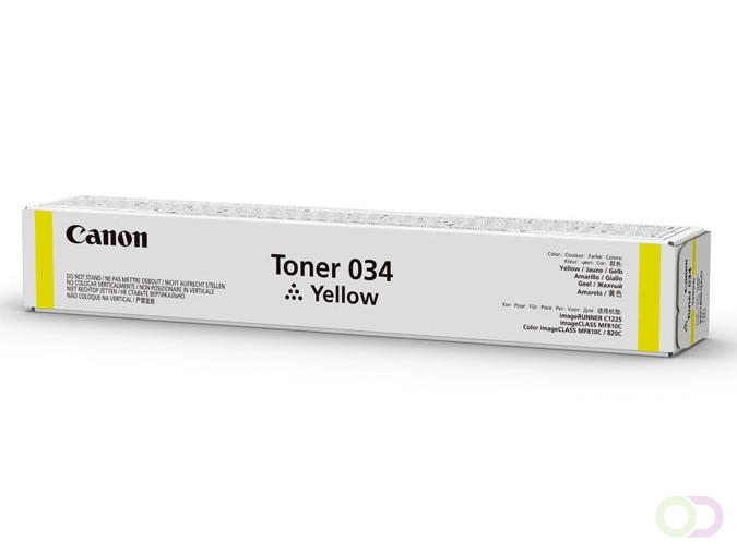Canon 034 tonercartridge 1 stuk(s) Origineel Geel (9451B001)