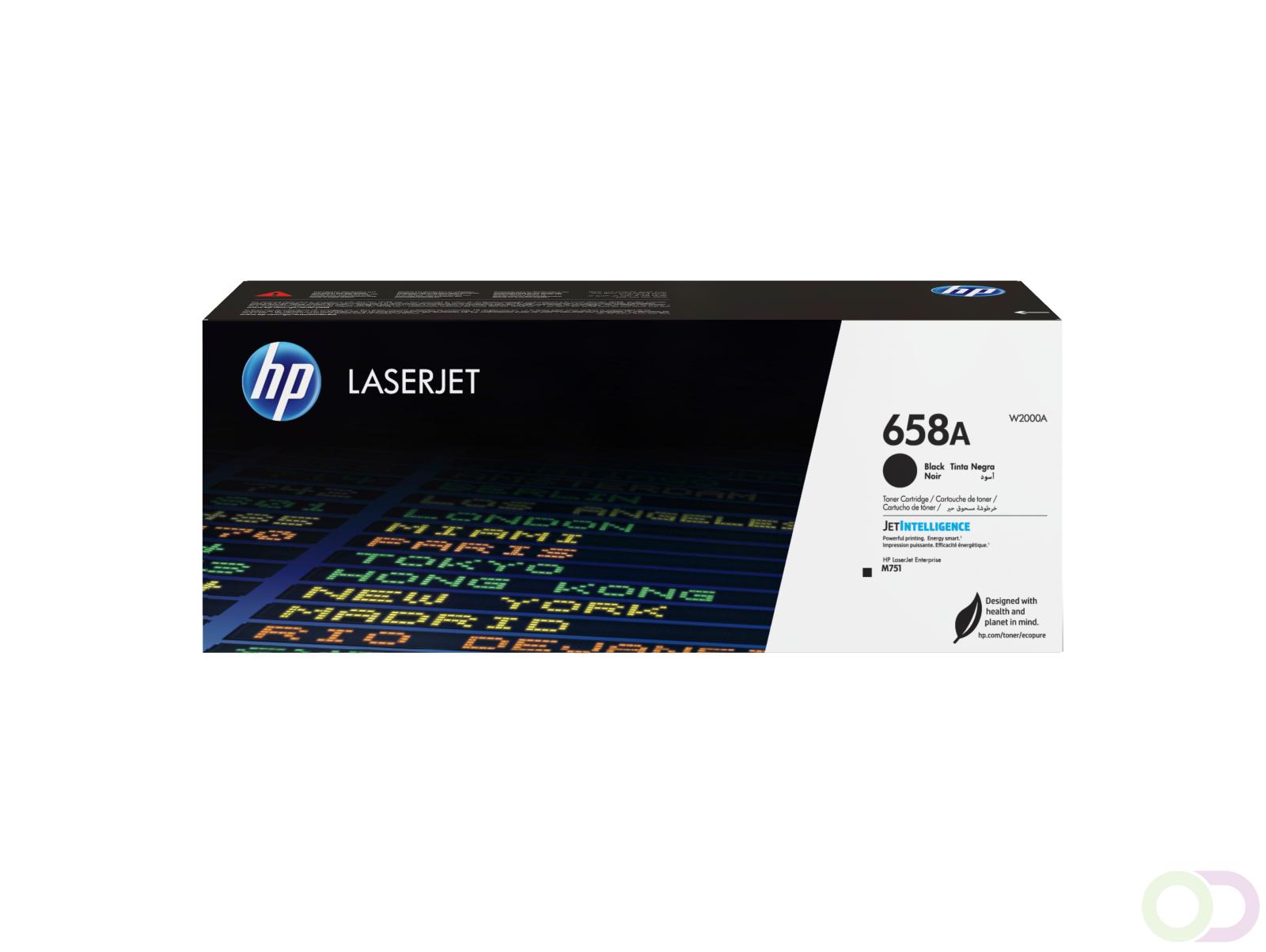 HP 658A originele zwarte LaserJet tonercartridge (W2000A)