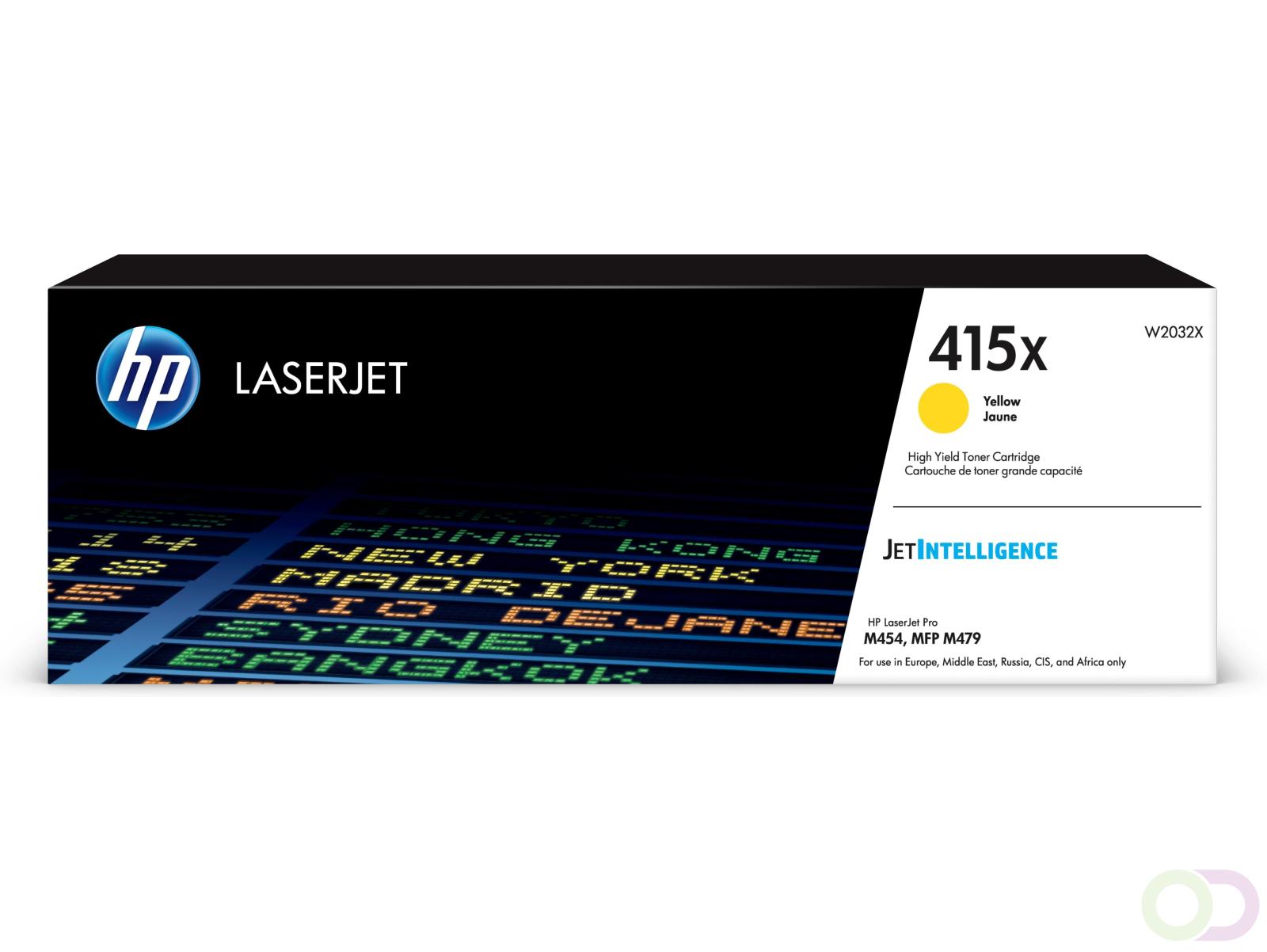 HP 415X originele high-capacity gele LaserJet tonercartridge (W2032X)