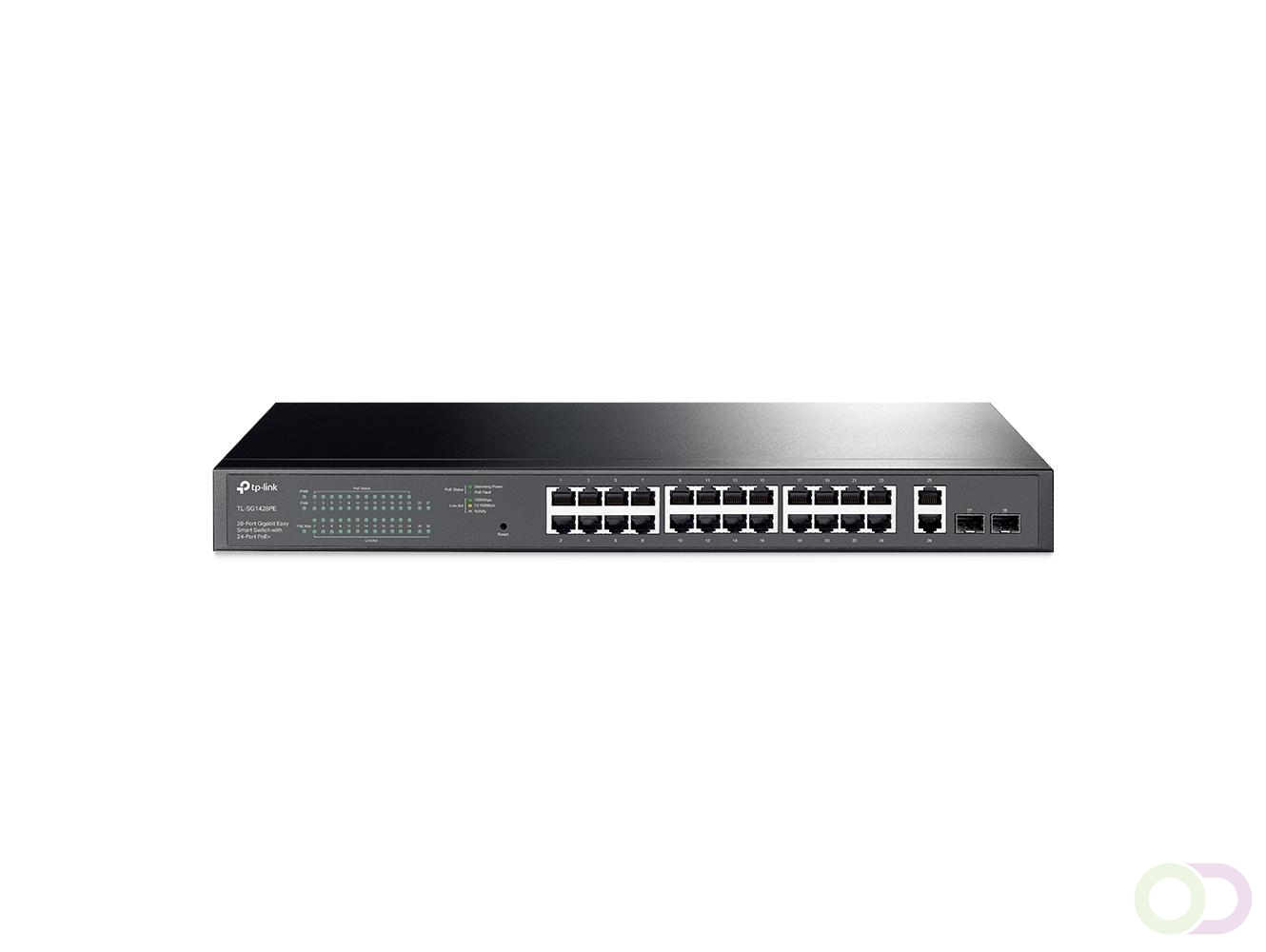TP-Link TL-SG1428PE netwerk-switch Managed L2 Gigabit Ethernet (10/100/1000) Power over Ethernet (PoE) 1U Zwart (TL-SG1428PE)