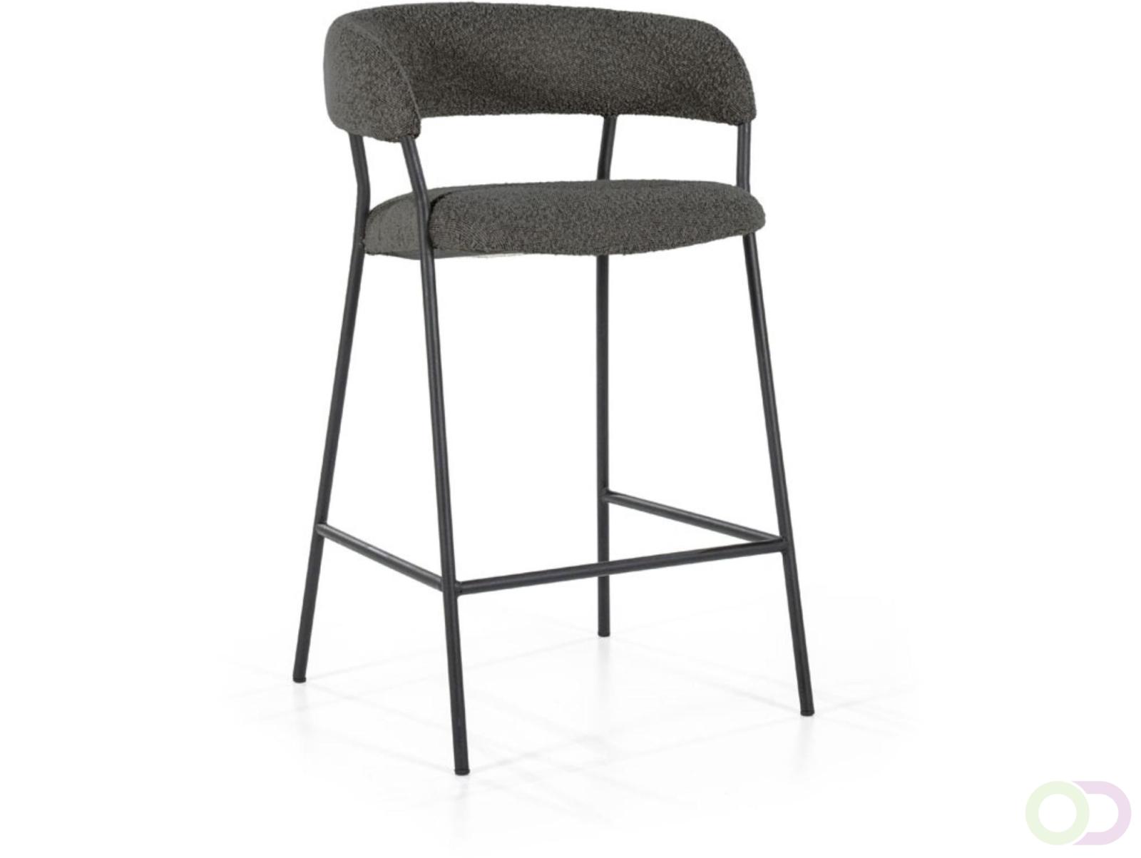 Troy barkruk Copenhagen antraciet