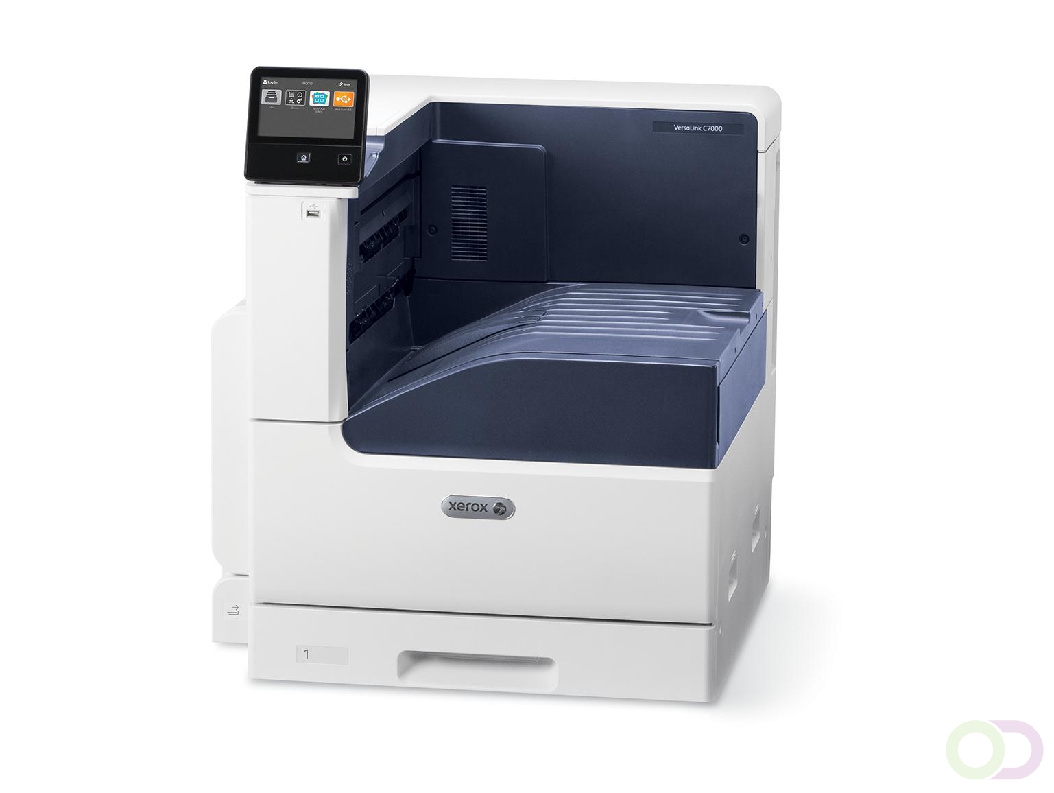Xerox VersaLink C7000 A3 35/35 ppm dubbelzijdige printer Adobe PS3 PCL5e/6 2 laden totaal 620 vel (C7000V_DN)